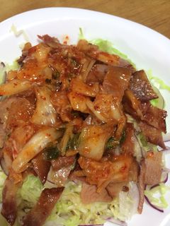 焼豚と野菜とキムチ-レシピのメイン写真