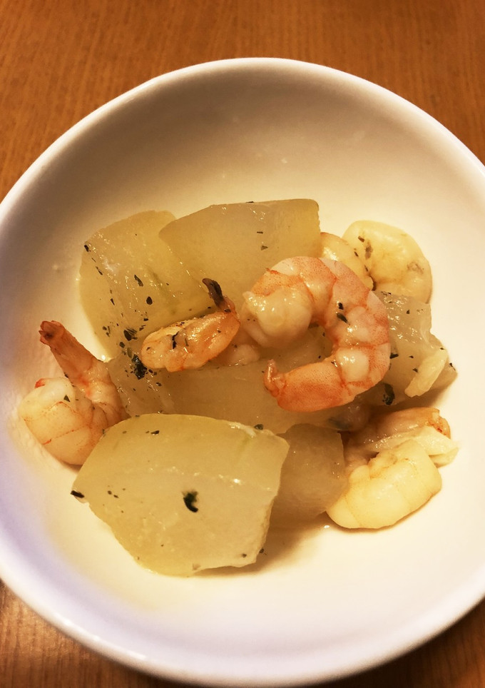 冬瓜と海老のコンソメ煮-レシピのメイン写真