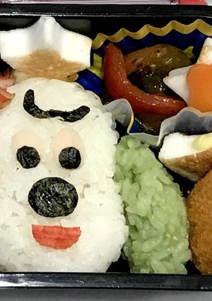 わんわん弁当 キャラ弁 幼稚園弁当 年少-レシピのメイン写真