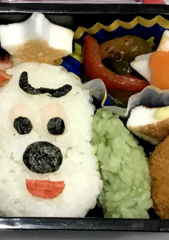 わんわん弁当 キャラ弁 幼稚園弁当 年少-レシピのメイン写真