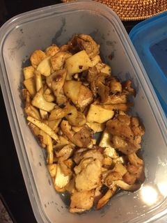 エリンギと鶏肉のニンニク炒め-レシピのメイン写真