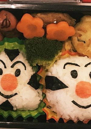 おむすびまん こむすびまん弁当 幼稚園-レシピのメイン写真