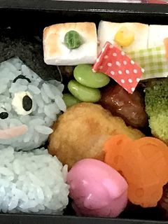 コッシー弁当 キャラ弁 幼稚園弁当 年少-レシピのメイン写真
