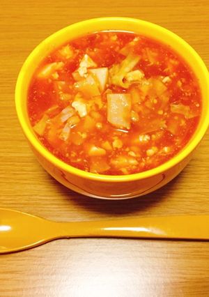 栄養満点！豆腐ともち麦のスープ-レシピのメイン写真