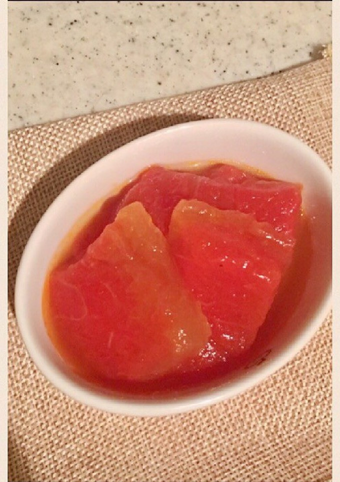 すいかの白い部分の炊いたん-レシピのメイン写真