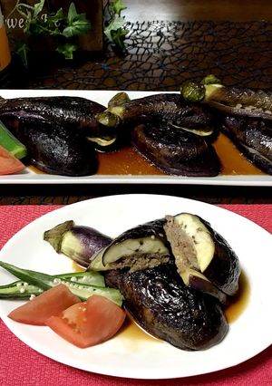 ☆ナスのはさみ焼き☆縦長バージョン☆-レシピのメイン写真