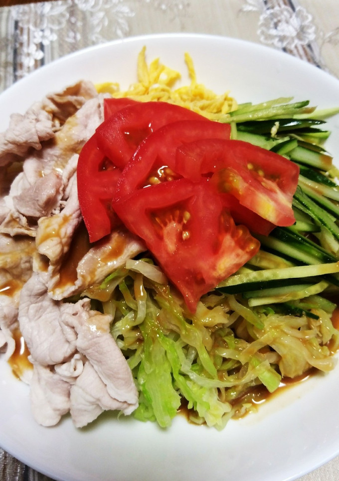 冷やし中華風…冷しゃぶ-レシピのメイン写真