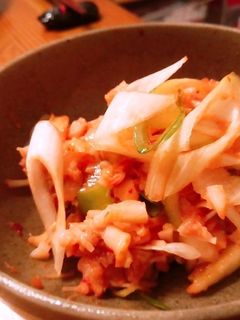 ホタテとキムチのごま油あえ-レシピのメイン写真