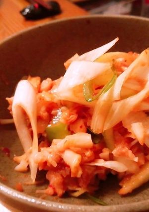 ホタテとキムチのごま油あえ-レシピのメイン写真