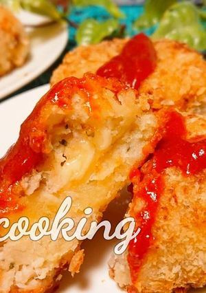 バジル香るチーズINポテトコロッケ-レシピのメイン写真