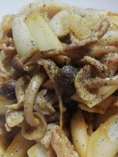 玉ねぎとしめじのカレー炒め-レシピのメイン写真