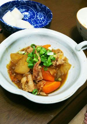 豚肉と大根人参のオニオンソース炒め煮-レシピのメイン写真