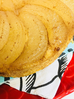 おからパウダーケーキ梨 簡単めちゃウマ!-レシピのメイン写真