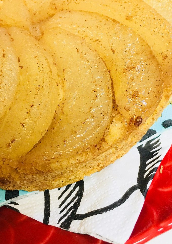 おからパウダーケーキ梨 簡単めちゃウマ！-レシピのメイン写真