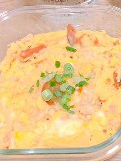 レンジで簡単和風きのこオムレツ-レシピのメイン写真