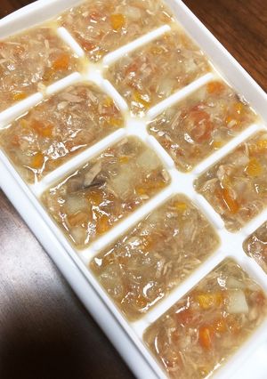 ツナと野菜のトマト煮 離乳食 中期-レシピのメイン写真