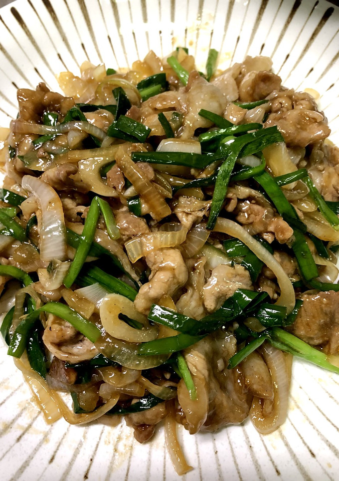 Tさんちのニラと豚肉の簡単スタミナ炒め-レシピのメイン写真