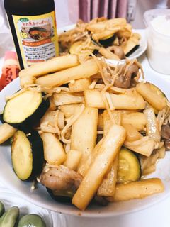 長芋とズッキーニのポン酢炒め-レシピのメイン写真