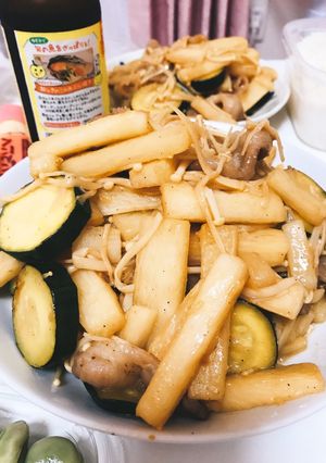 長芋とズッキーニのポン酢炒め-レシピのメイン写真
