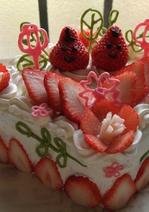2000年 お雛様ケーキ-レシピのメイン写真
