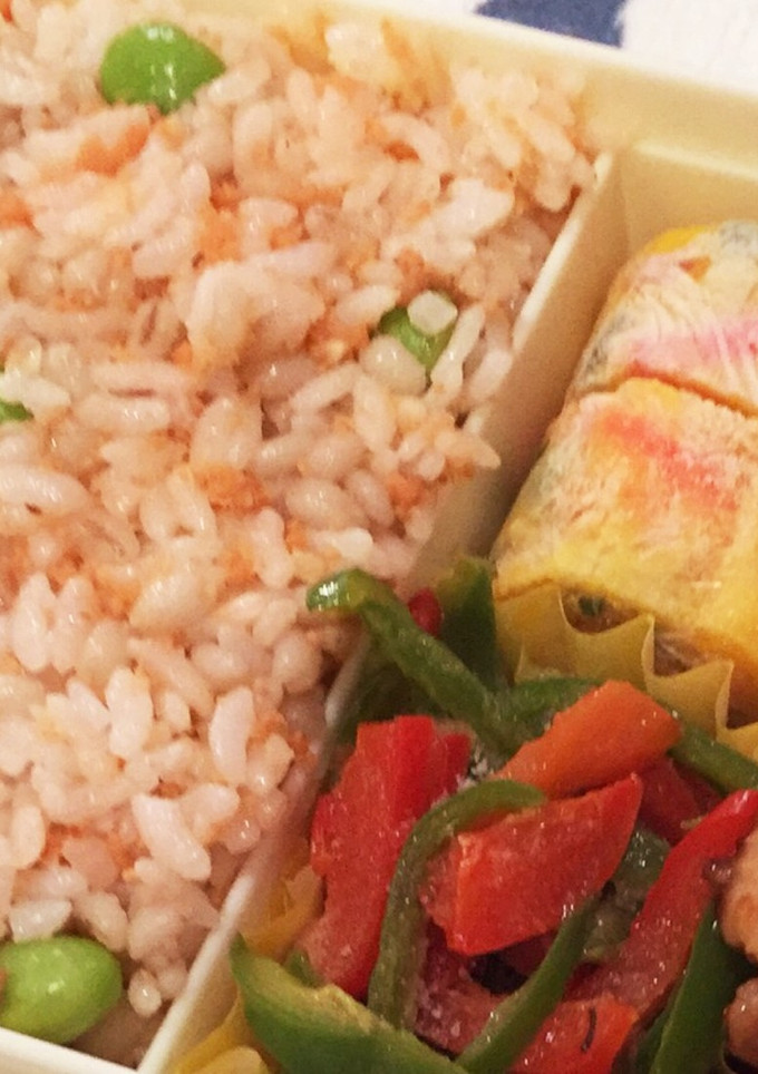 我が家で流行りの鮭と枝豆もち麦ごはん-レシピのメイン写真