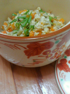 水切り不要!離乳食にも残り野菜で炒り豆腐-レシピのメイン写真