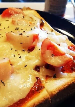 サルサソースDeメキシカンなピザトースト-レシピのメイン写真