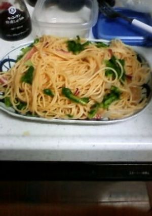 簡単☆和風☆わさび醤油パスタ-レシピのメイン写真