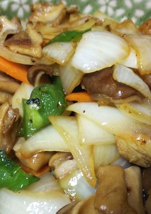 簡単アレンジ・豚の胃（ガツ）の野菜炒め-レシピのメイン写真