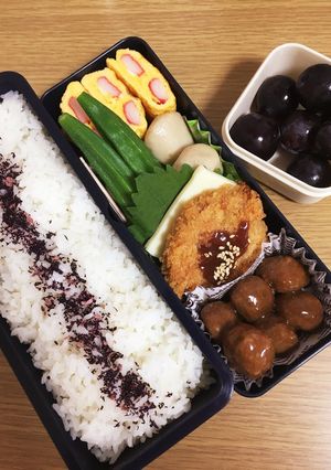 2018／8／22お弁当-レシピのメイン写真