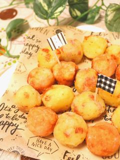 フライパンで簡単コロコロじゃがいもボール-レシピのメイン写真