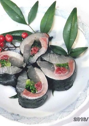魚の梅磯巻き-レシピのメイン写真