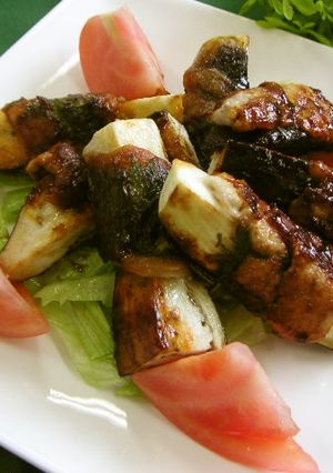 なすのしそ巻（腎臓病食）-レシピのメイン写真