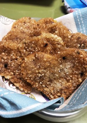 かわいい！ハートの揚げおこげ♡-レシピのメイン写真