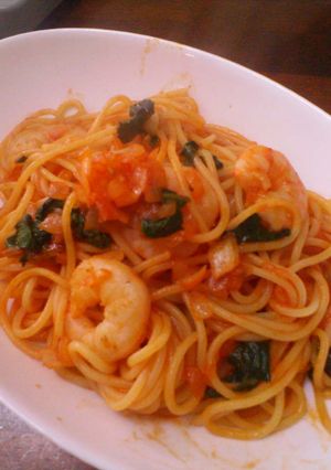 実家に帰って　豪華パスタ★-レシピのメイン写真