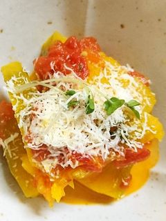 かぼちゃとトマトの重ね煮-レシピのメイン写真