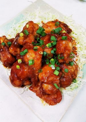 鶏肉のピリ辛ケチャップあえ-レシピのメイン写真