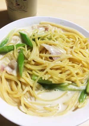 ワンパン ミルクスープパスタ-レシピのメイン写真