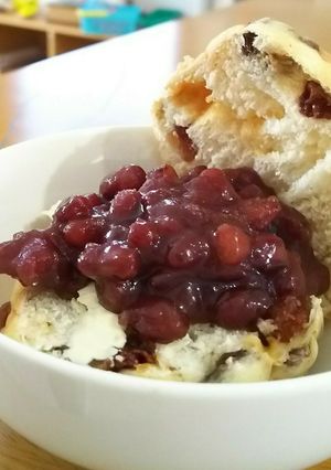レーズンパンdeあんバターサンド-レシピのメイン写真