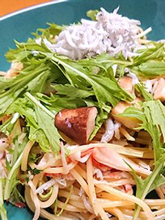 あごだしを使ったしらすパスタ-レシピのメイン写真