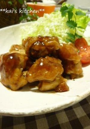 ごはんが進む**照り焼きチキン**-レシピのメイン写真