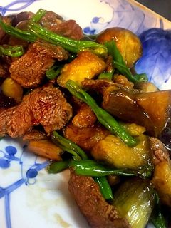 牛肉となすのオイスターソース炒め-レシピのメイン写真