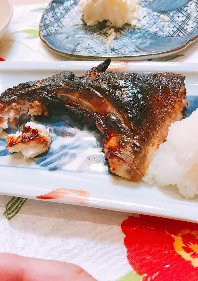 ☆彡簡単魚焼きグリルでカマの照り焼き-レシピのメイン写真