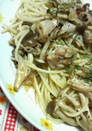 ✿鶏肉としめじの❀バルサミコ酢パスタ✿-レシピのメイン写真