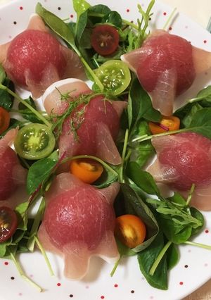 簡単っ☆おもてなし生ハムトマトサラダ-レシピのメイン写真