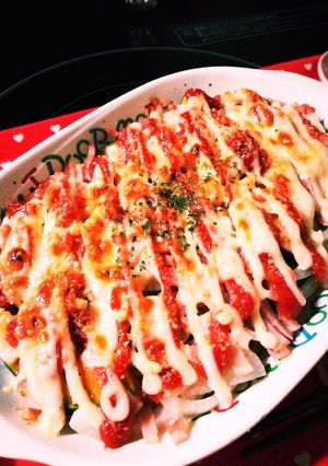 簡単!節約!かぼちゃのチーズ焼き-レシピのメイン写真