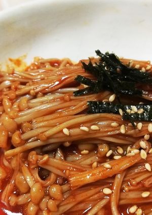 おつまみ！えのきの甘辛合え-レシピのメイン写真