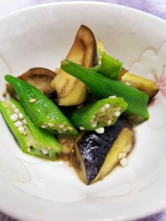 茄子おくらの和え物-レシピのメイン写真