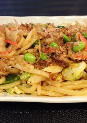 子供大好き！めんつゆで簡単焼うどん-レシピのメイン写真
