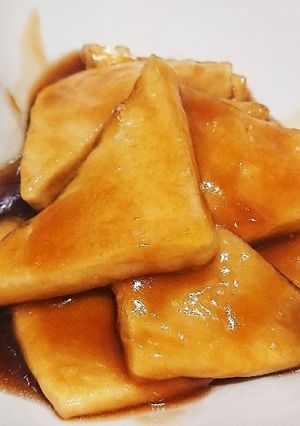 高野豆腐の揚げ煮-レシピのメイン写真